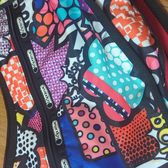 ππ¨ LeSportsac Pop Art Shoulder Bag + Pouch Combo! π¨π - Picture 6 of 7
